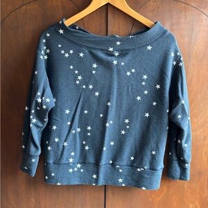Sundry brand star shirt navy, size 1/Small